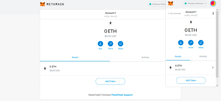 metamask-wallet-interface