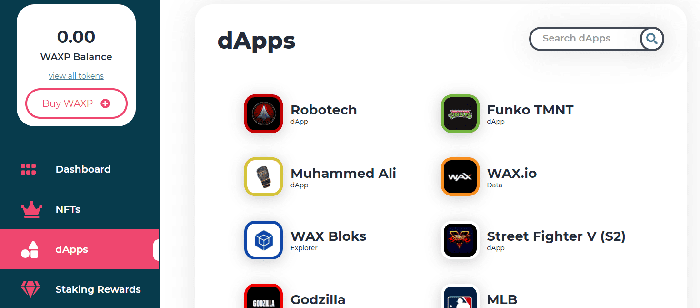 wax dapps